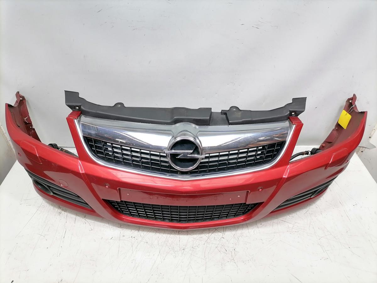 Opel Vectra C Bj.2006 original Sto&szlig;stange Stossf&auml;nger vorn Z50C Granatapfelrot Facelift Bj.2006